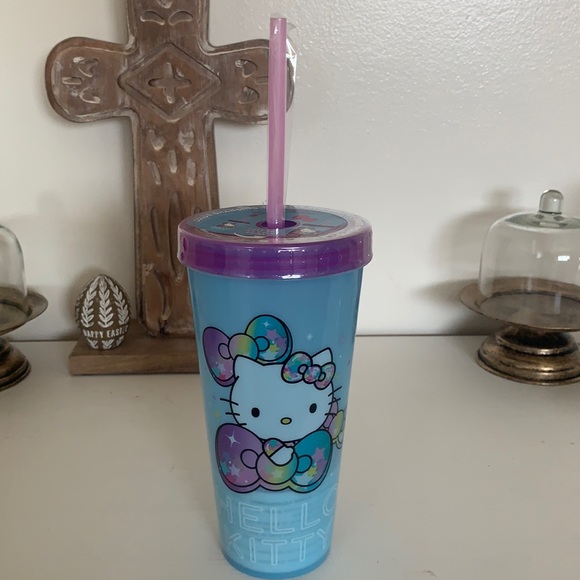 Hello Kitty | Dining | Hello Kitty Plastic Brand New Travel Tumbler 24 ...